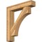 Ekena Millwork Westlake Block Rough Sawn Bracket w/ Offset Brace, Western Red Cedar, 8"W x 40"D x 44"H BKT0806X40X44WTL05RWR - alternate 1
